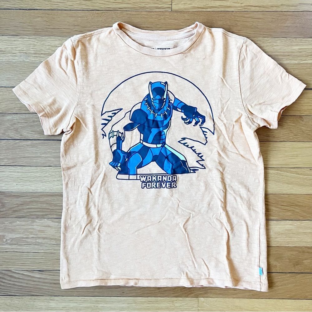 Gap Kids Orange Marvel Black Panther Wakanda T-Shirt Tee MCU Superhero XL 12